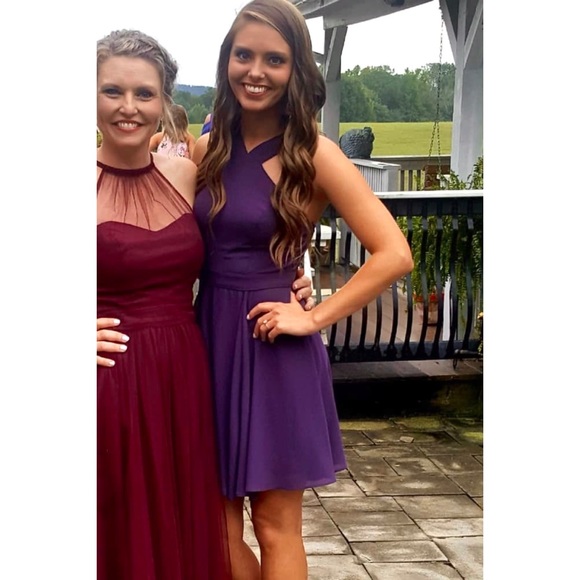 Lulu’s “Perfect Dance” Mini Halter Skater Dress - Picture 10 of 16